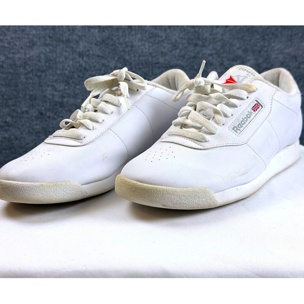 Retro Reebok Classic Princess White Sneakers Low Top Shoes Womens Sz 10 Classic